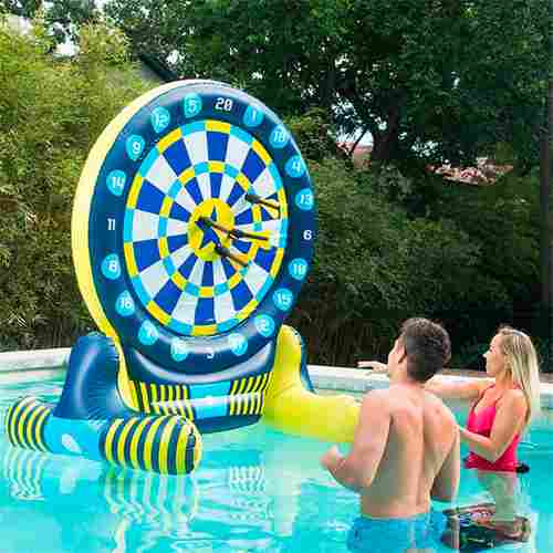 Надувной герметичный дартс «Аква» диаметр 1,5 м, размер 1,5×1×1,5 м