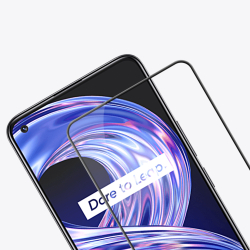 Защитное стекло для Realme 8i, 7i и OPPO A33, A53, A54, A55 с черной рамкой, Veason