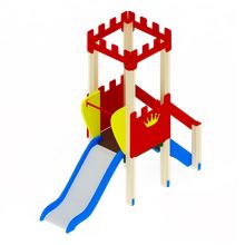 Игровое уличное оборудование Горка Королевство H-750 ИО 413