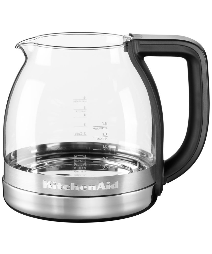 Kitchen Aid Стеклянный электрочайник Artisan 1.5л, стальной