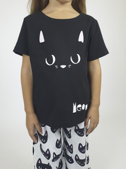 7-49-2 Пижама для девочки (фуфайка и брюки)