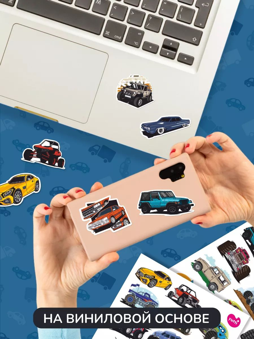 Наклейки детские на телефон мышки