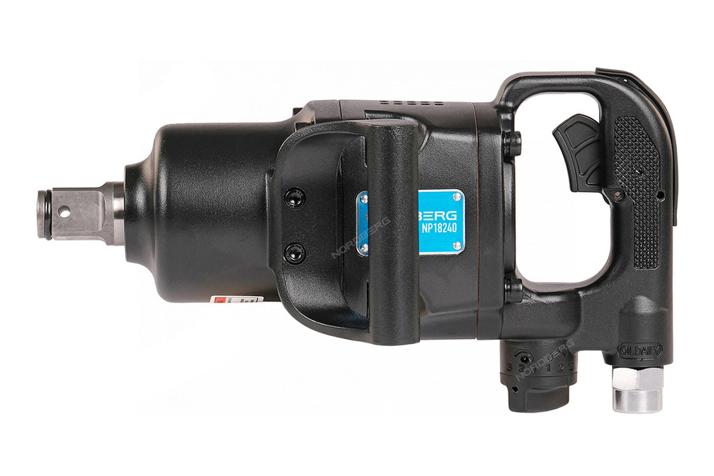 NORDBERG (NP18240) Пневмогайковерт ударный 1", с коротким валом 2500 Нм