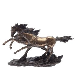 GAEM Фигурка декоративная "Пара лошадей", L42,5 W18 H25 см