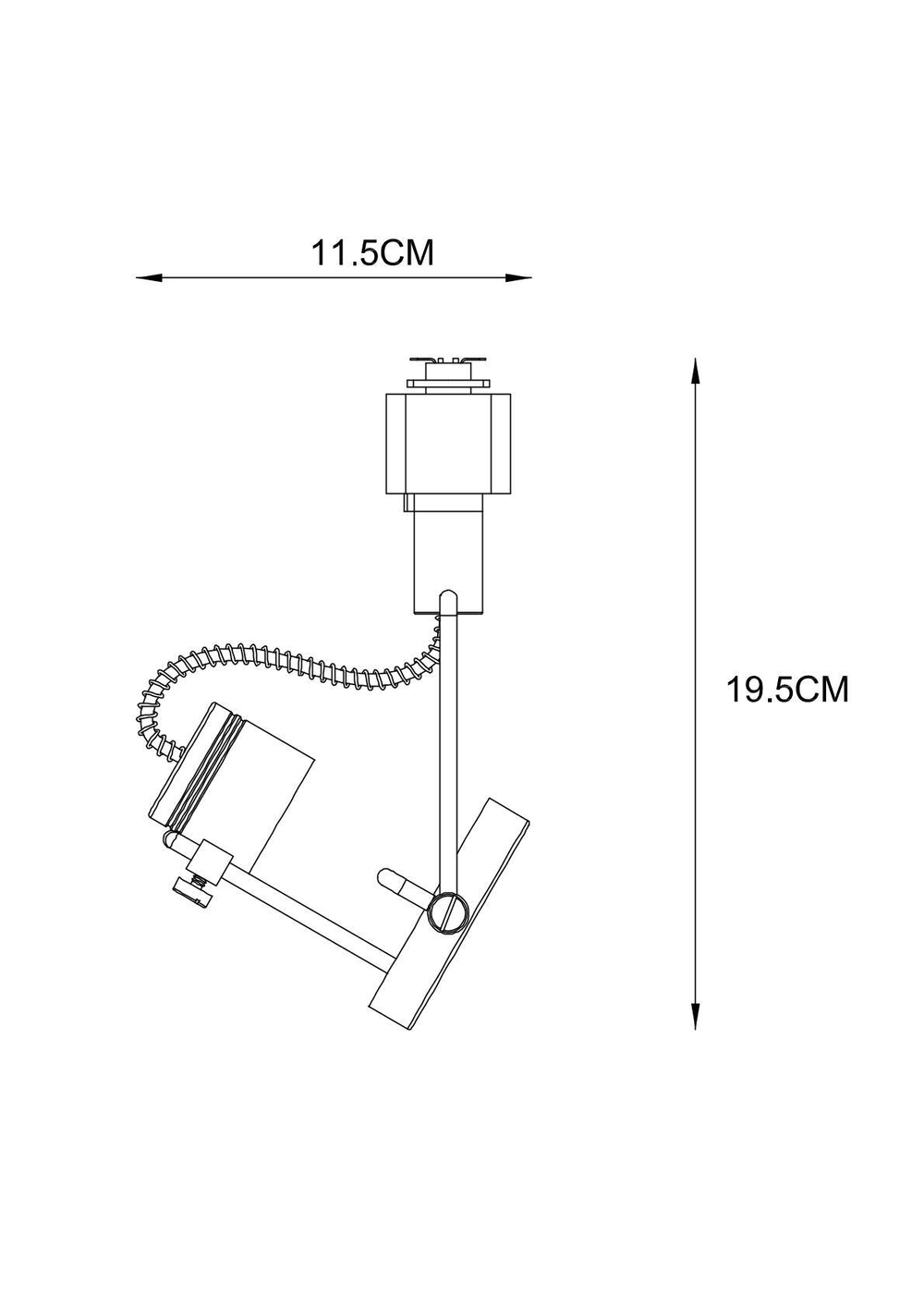 Светильник потолочный трековый Arte Lamp Costruttore A4300PL-1BK