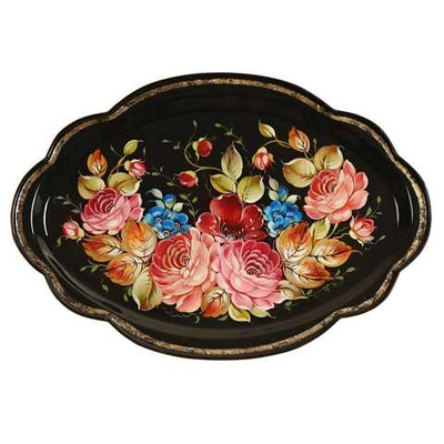 若斯托沃彩绘托盘 A11D290925154