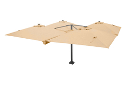 Зонт четверной Тулуза 3*3м, цвет песочный