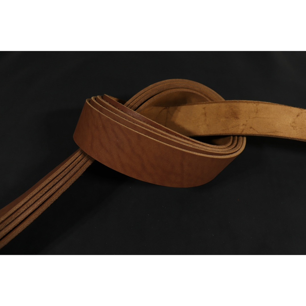 Ременная заготовка Коньяк гладкая