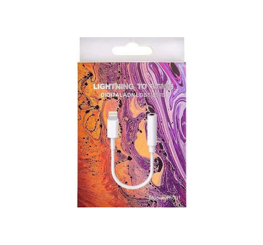 Переходник Lightning 8PIN x Audio/AUX No Name JH001