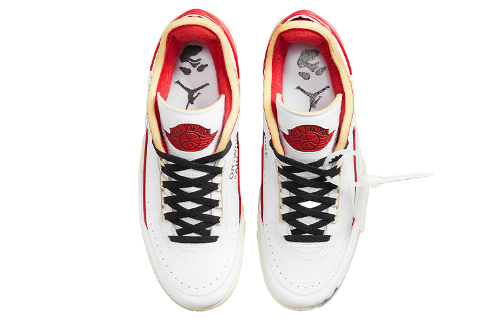 Кроссовки Off-White X Jordan Air Jordan 2 Retro Low Sp "White And Varsity Red"