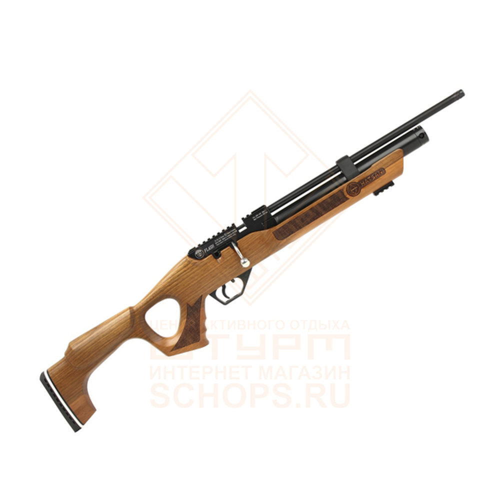 Винтовка пневматическая Hatsan PCP Flash W cal 6.35, Wood