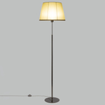 Citilux Линц CL402973 Торшер хром с кремовым абажуром