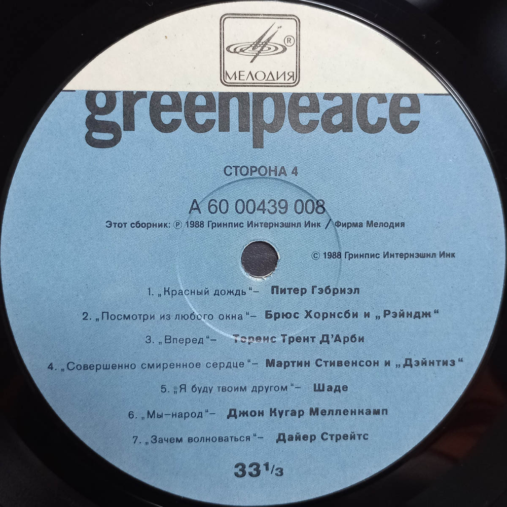 Сборник / Greenpeace — Breakthrough (2LP)
