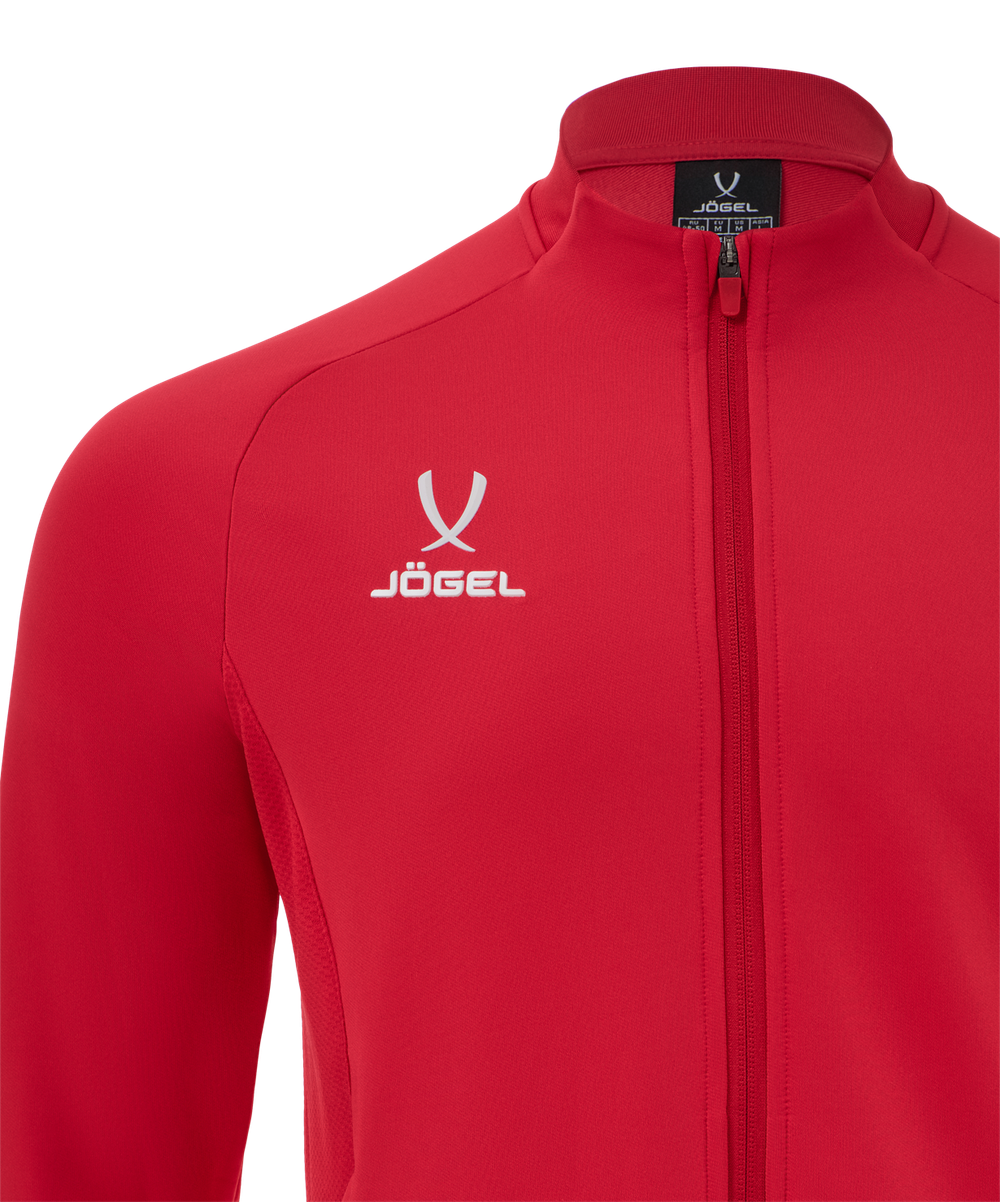Джемпер тренировочный на молнии JÖGEL PREMIER PerFormDRY Training FZ Jacket, красный