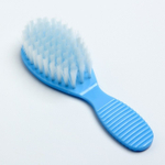 Расчёска детская + массажная щётка для волос, от 0 мес., цвет голубой, рисунок МИКС 1917370