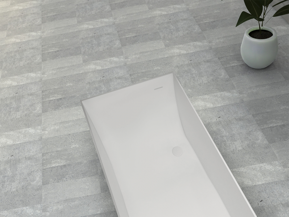 Ванна из искусственного камня ABBER Stein AS9640-1.7 белая матовая  170x72 см