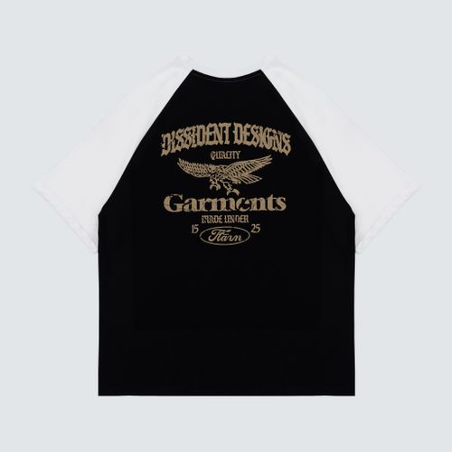 Футболка Dissident Palm Garage Raglan черная