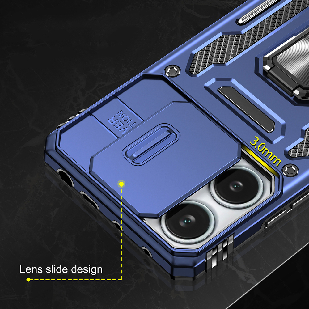 Чехол Safe Case с кольцом и защитой камеры для Xiaomi Poco X5 5G