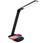 Светильник настольный 16 Вт, с беспроводной зарядкой, черный, Camelion, KD-825 C02, 14162