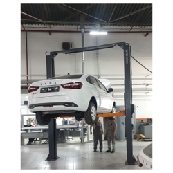 WDK-529E Подъемник двухстоечный с верхней синхронизацией 4 тонны, электр.разбл., 380В