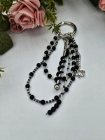 Обвес на сумку, штопор, брелок для ключей, подвеска авторская ручная работа с натуральными камнями "Рыбка"