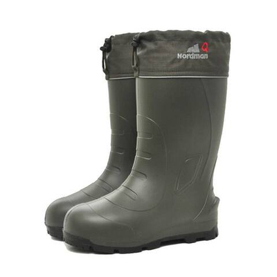 Nordman Quaddro сапоги муж. из ЭВА с подошв. из ТЭП, утепл, с манж, олива+чер.подошва, без шипов
