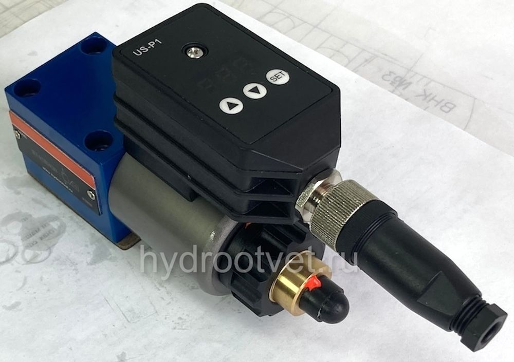 DBETE-6X/100G24K31A1V - Пропорциональный предохранительный клапан Ду6 (пилот), давление регулировки до 100 бар, встроенные усилитель = есть