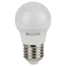 Лампа светодиодная Kodak LED KODAK P45-7W-840-E27 E27 / Е27 7Вт шар нейтральный белый свет | Kodak