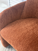 Кресло М-City DISAUR Куб (Cube) Ote Sea-500 Бронзовый,ткань, каркас Металл В Обивке