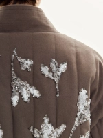 Телогрейка FLOWER DROPS, серый