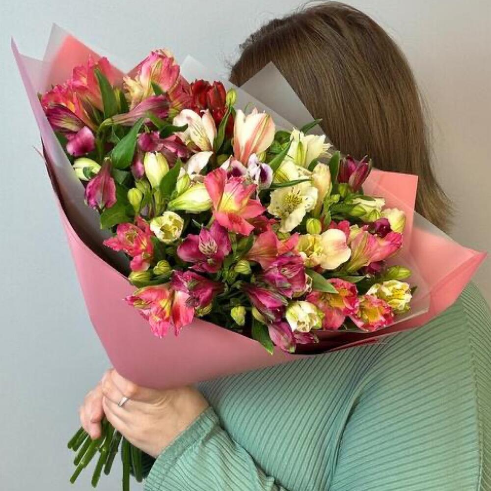 Микс 15 стойких альстромерий