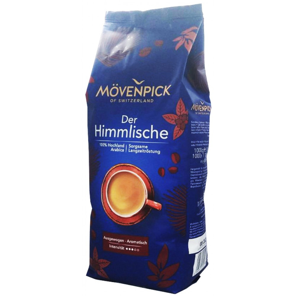 Кофе натуральный жареный в зёрнах MOVENPICK DER HIMMLISCHE (1 кг)