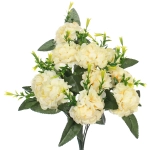 Искусственные цветы «Цветочная мелодия» Гортензии 40см 10 цветков персиковые