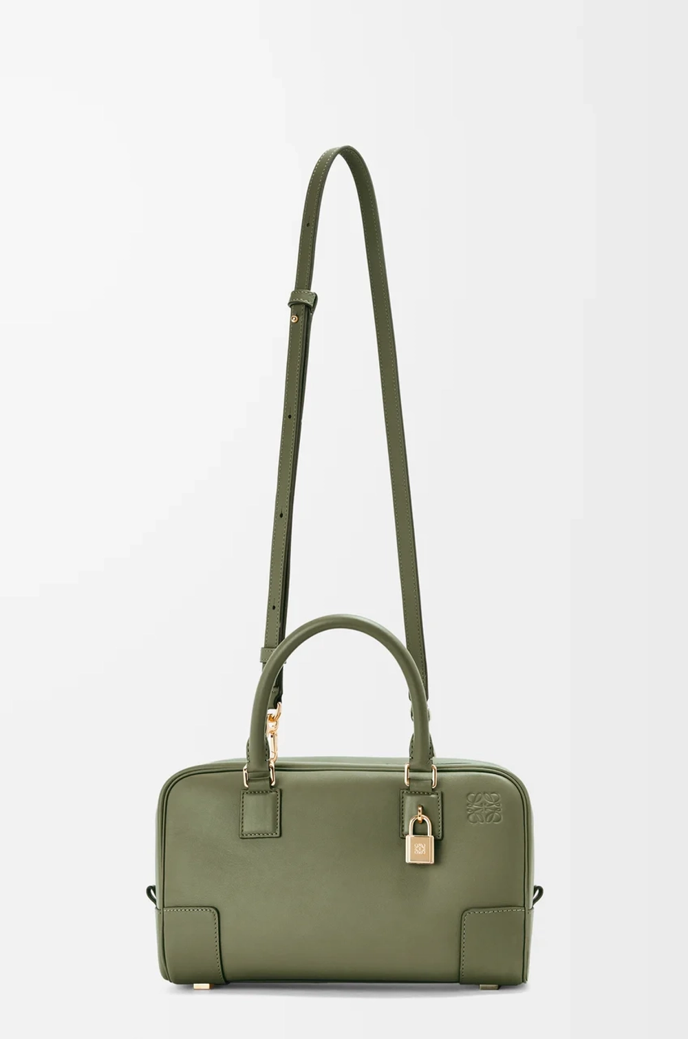 Loewe Сумка Amazona 23 из телячьей кожи наппа, зеленый