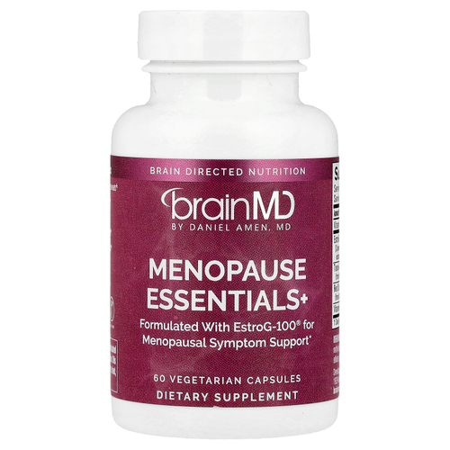 BrainMD, Menopause Essentials +, 60 вегетарианских капсул
