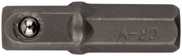Адаптеры с биты на головку для отвертки CrV 1/4"-1/4", 25 мм (10 шт.)