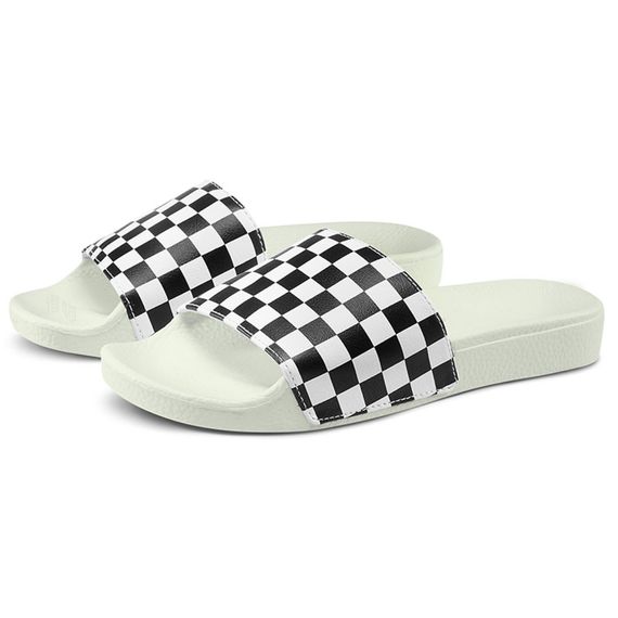 Vans Slide-On 'Checkerboard White Black'