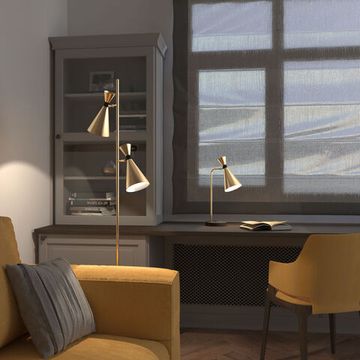 Настольная лампа 01109/1 латунь Glustin Bogate's