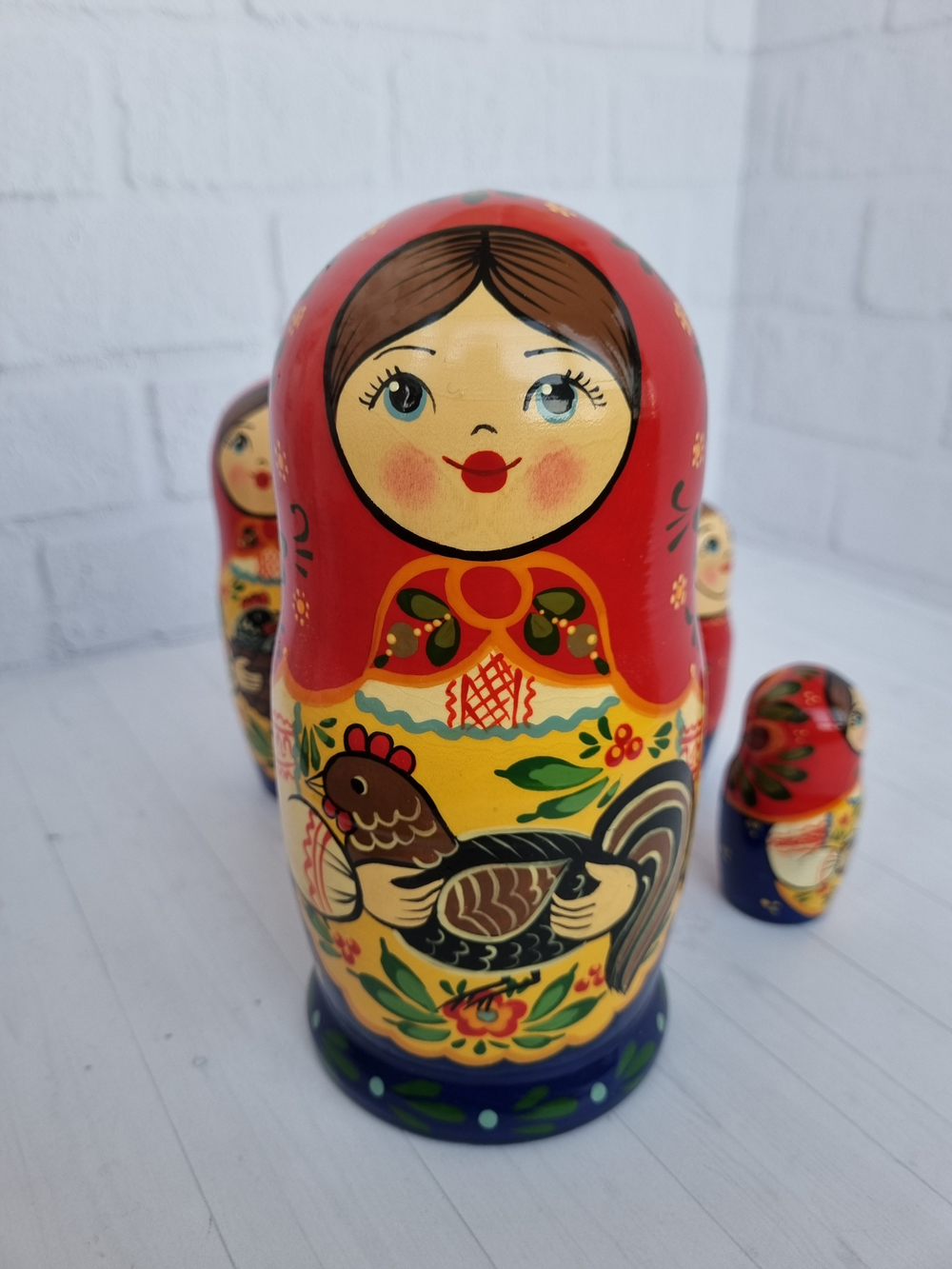 Матрешка "с курочкой" традиция 5мест