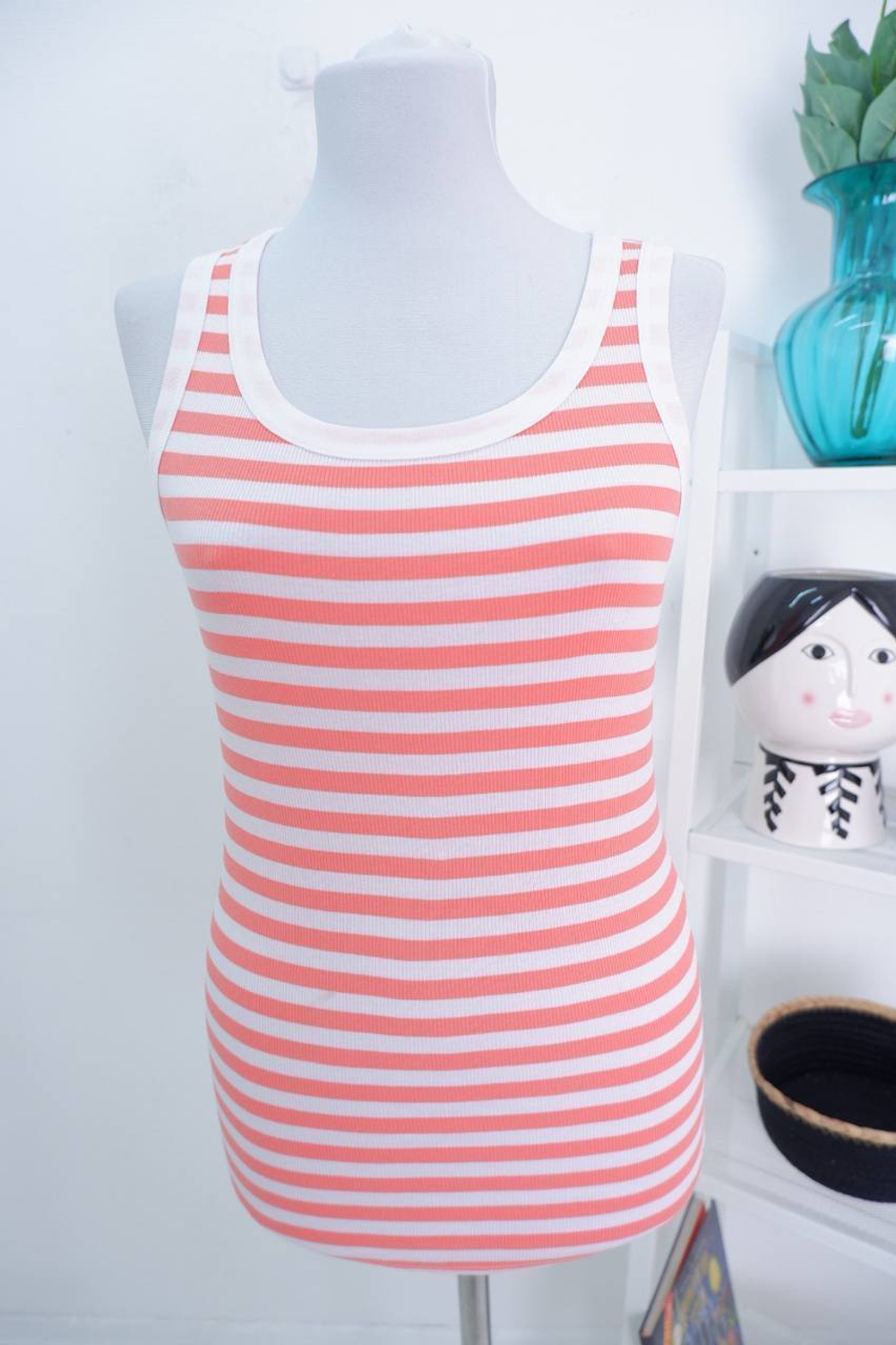 Топ Бюстье полосатый 48 размер