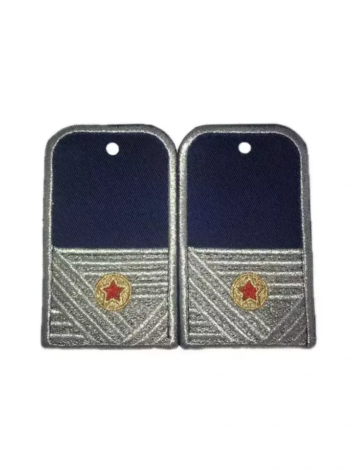 Погоны Метрополитена синие (генеральская вышивка) (1 звезда)