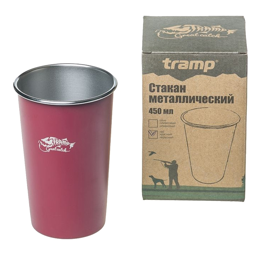 Tramp Стакан металлический, 450 мл, TRC-099, оливковый