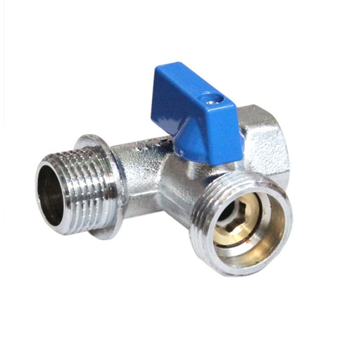 Кран шар для стиральной машины 1/2г-3/4ш-1/2ш