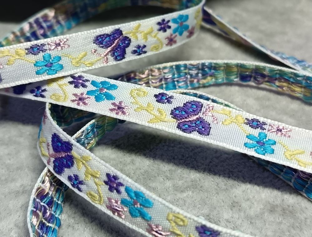 Тесьма жаккард, ш. 1 см