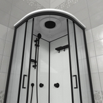 Душевая Кабина Прайм-Блэк-Вельвет 90*90 А