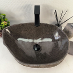 Раковина из речного камня RS-65213 57*38*15 0862