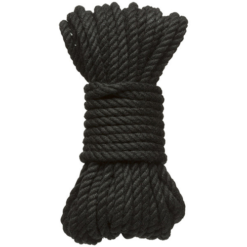 Черная верёвка для связывания и фиксации 9,14м Doc Johnson Bind&Tie Black 2404-38-BX