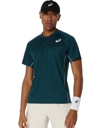 Мужское теннисное поло Asics Match Actibreeze - зеленый