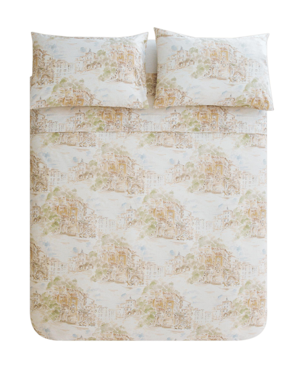 Пододеяльник Zara Home, хлопок 100%, однотонный, 4127/088