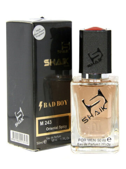 Shaik M243 Carolina Herrera Bad Boy п.в., 50 мл мужской